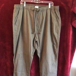 OLD NAVY MENS GREEN KHAKI JOGGERS